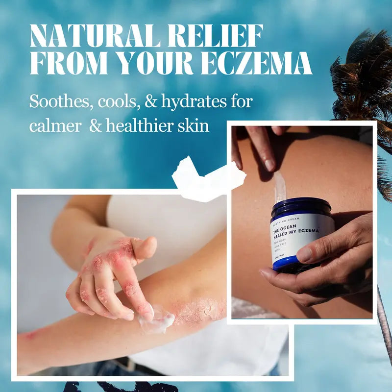 Sea Therapy Soothing Cream - Natural Relief with Sea Moss, Aloe & Oats – For Dry, Sensitive Skin