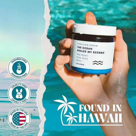 Sea Therapy Soothing Cream - Natural Relief with Sea Moss, Aloe & Oats – For Dry, Sensitive Skin