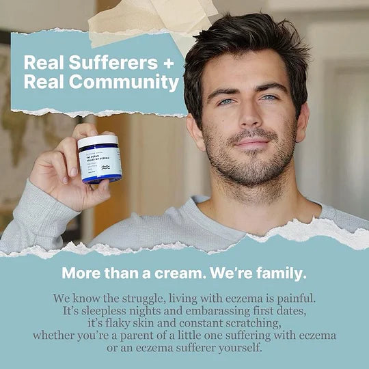 Sea Therapy Soothing Cream - Natural Relief with Sea Moss, Aloe & Oats – For Dry, Sensitive Skin