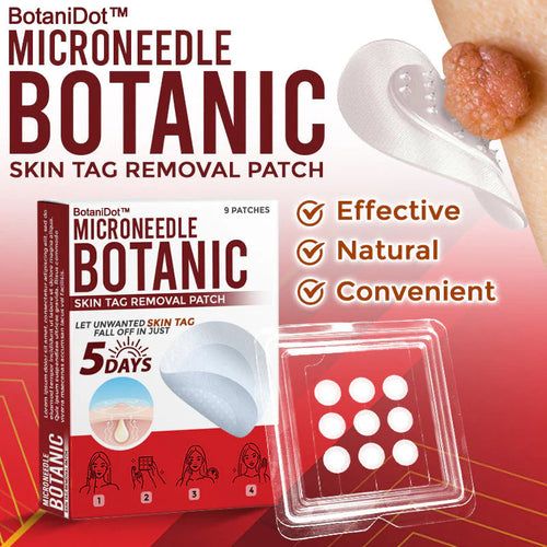 BotaniDot™ MicroNeedle Botanic Skin Tag Removal Patch 🇺🇸 Made in the USA
