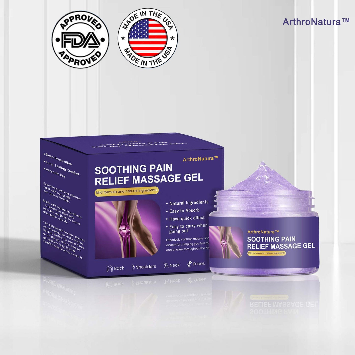ArthroNatura™ Turmeric & Emu Oil – Soothing Arthritis Pain Relief Gel