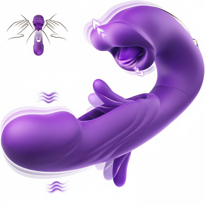 Thrusting Vibrator for Women – 7 Modes Flapping, Licking & Vibration Pleasure Toy