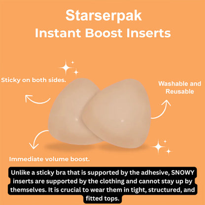 Starserpak™ Sticky Inserts - Instant Boost Non-Adhesive Nip Covers