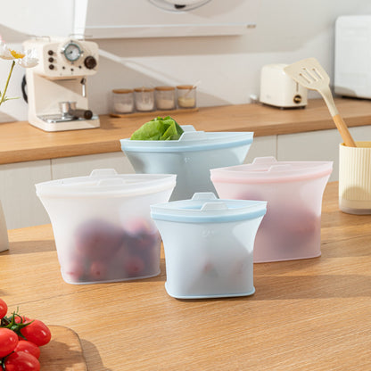 Silicone fresh-keeping bag