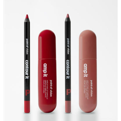 Amp (K)its – Color-Rich Lip Ampoules with Matching Lip Liner