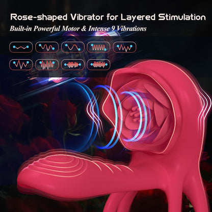 🎁Enchanted Girl Luxe Smart Vibrating Ring – App-Controlled Pleasure for Couples