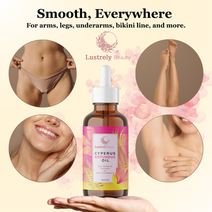 ✨Lustrely Beauty Cyperus Rotundus Oil:🎁 The Ultimate Natural Solution for Smooth, Healthy Skin