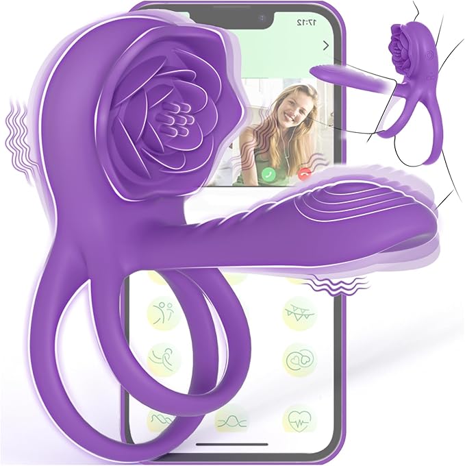 🎁Enchanted Girl Luxe Smart Vibrating Ring – App-Controlled Pleasure for Couples