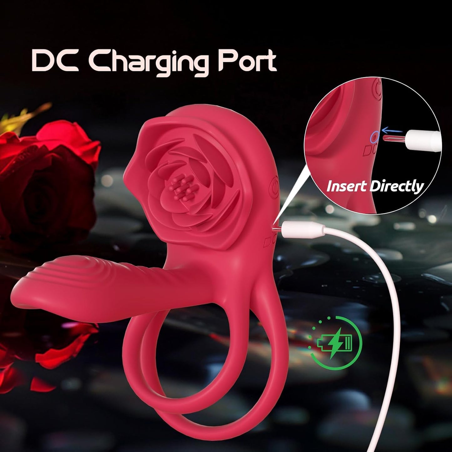 🎁Enchanted Girl Luxe Smart Vibrating Ring – App-Controlled Pleasure for Couples