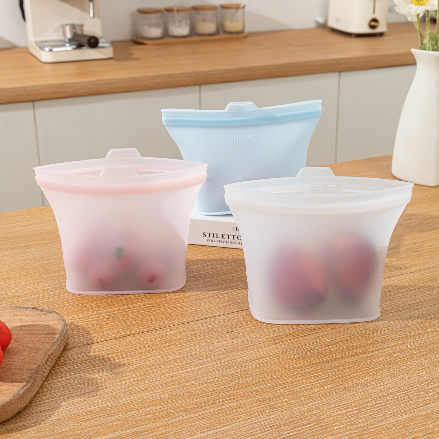 Silicone fresh-keeping bag