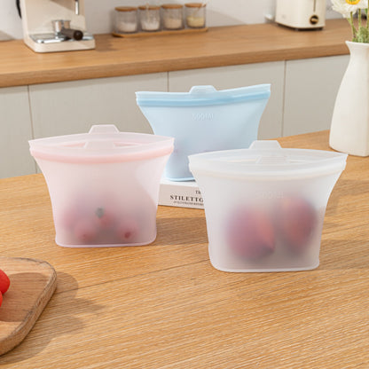 Silicone fresh-keeping bag