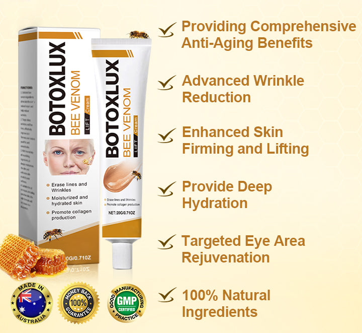 BotoxLux Bee Venom Lifting Cream✅👨‍⚕️Certified by the Australian Society of Cosmetic Dermatology (ASCD)