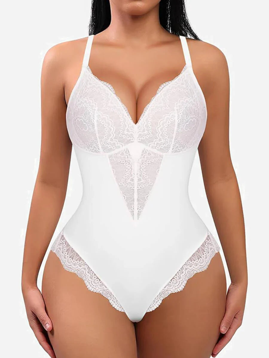 Sexy Lace Bodysuit Shapewear Thong  Seamless Underwear