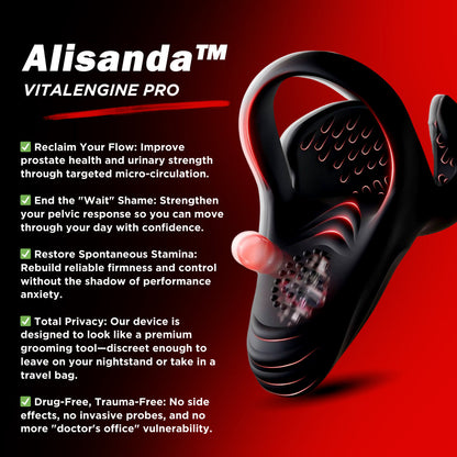 Alisanda™ VitalEngine Pro-The #1 5-in-1 at-home trainer that reverses ED; PE with advanced Precision