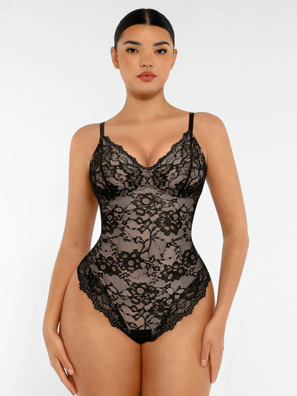 Sexy Lace Bodysuit Shapewear Thong  Seamless Underwear