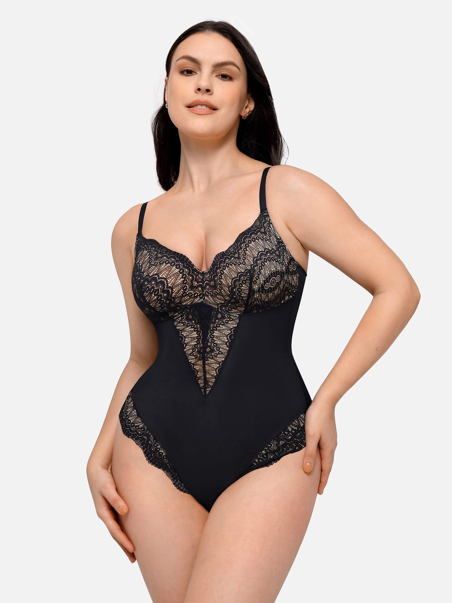 Sexy Lace Bodysuit Shapewear Thong  Seamless Underwear