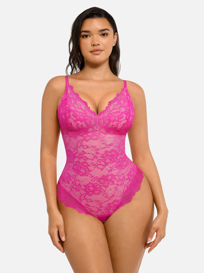 Sexy Lace Bodysuit Shapewear Thong  Seamless Underwear