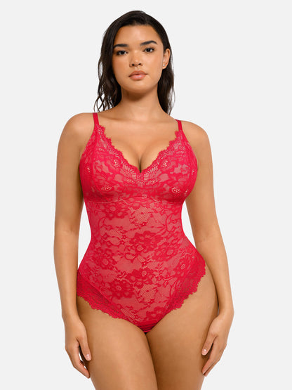 Sexy Lace Bodysuit Shapewear Thong  Seamless Underwear